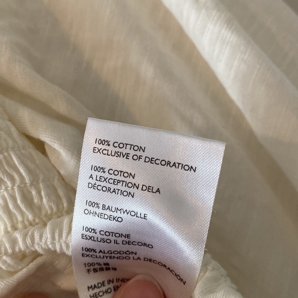 Anthropologie Pilcro off the shoulder cropped ruched top size small - Picture 3 of 3